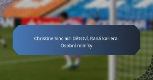 Christine Sinclair: Dětství, Raná kariéra, Osobní milníky