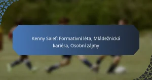 Kenny Saief: Formativní léta, Mládežnická kariéra, Osobní zájmy